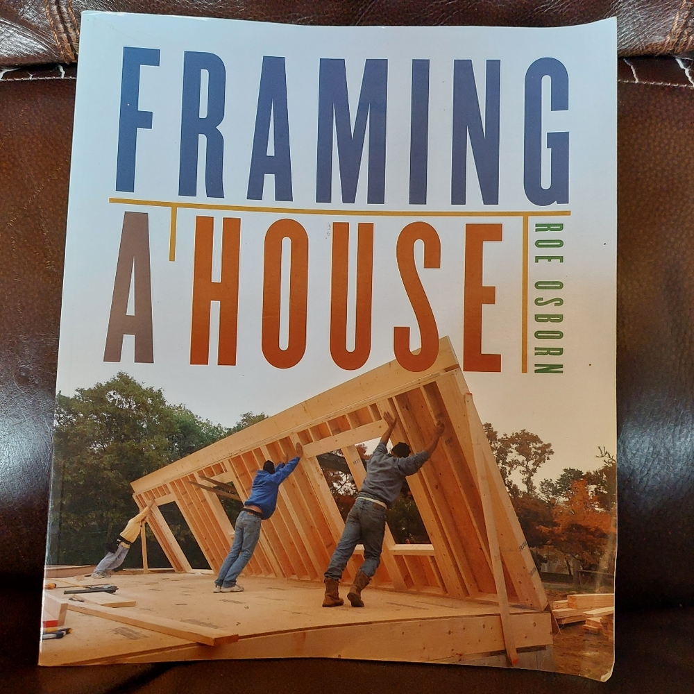 Framing a House PB Book Carpentry Home Building Construction DIY Used